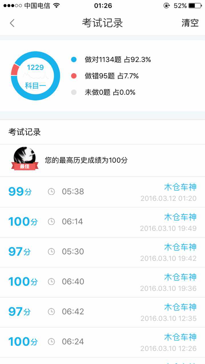 16号科目一 我不怕不怕啦