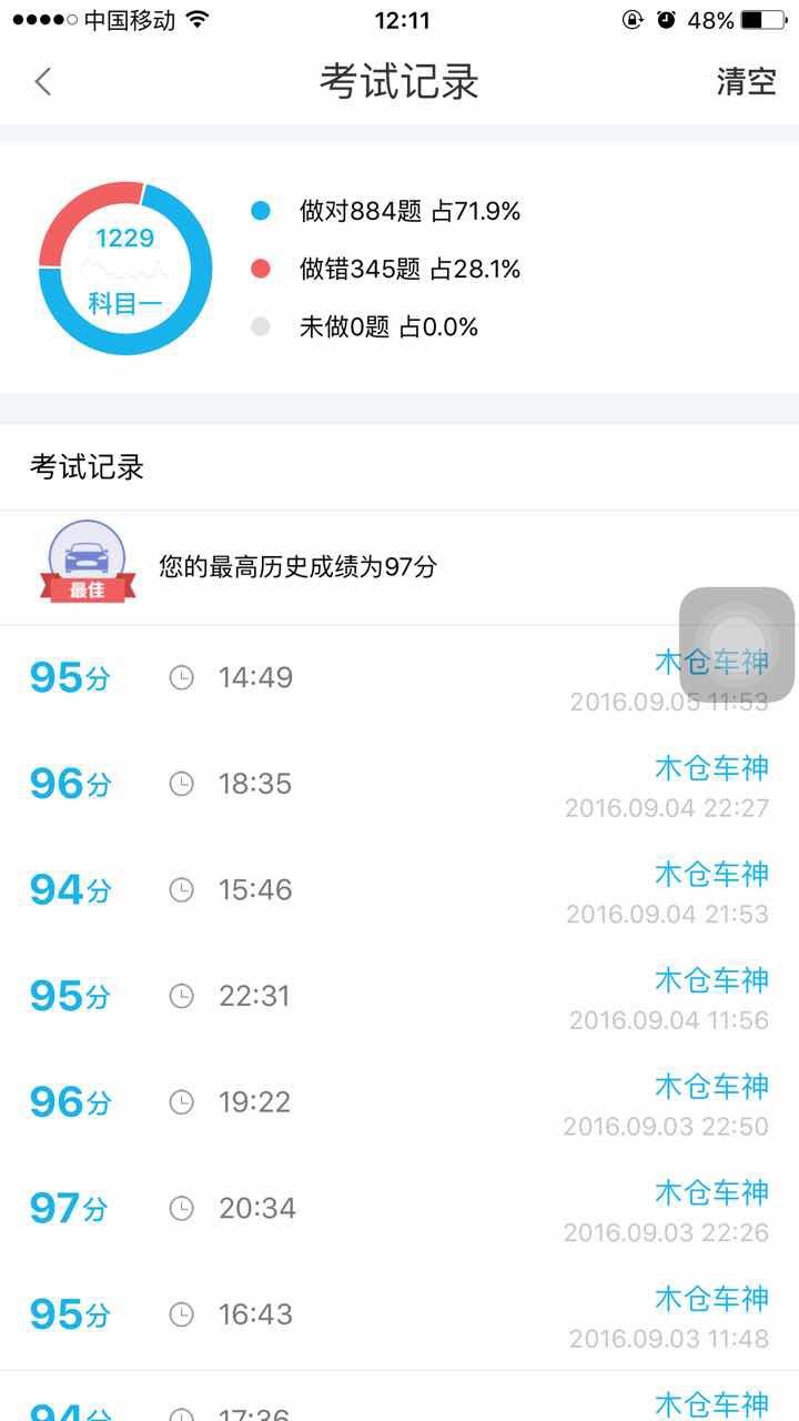 要考试了。紧张不知道能不能过。